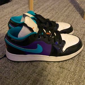 multi color nike air jordan low